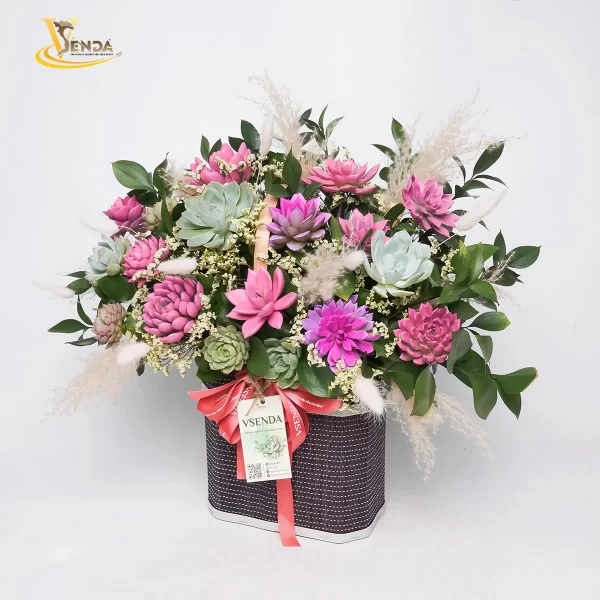 Giỏ Hoa Chúc Mừng - Hình ảnh 3