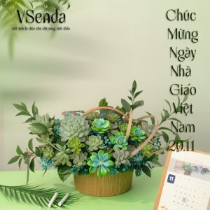 Giỏ Sen Đá Hạt Sống Đời