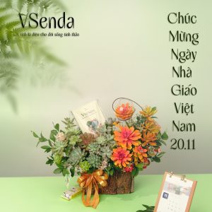 Chậu Gỗ Mầm Non Tri Thức