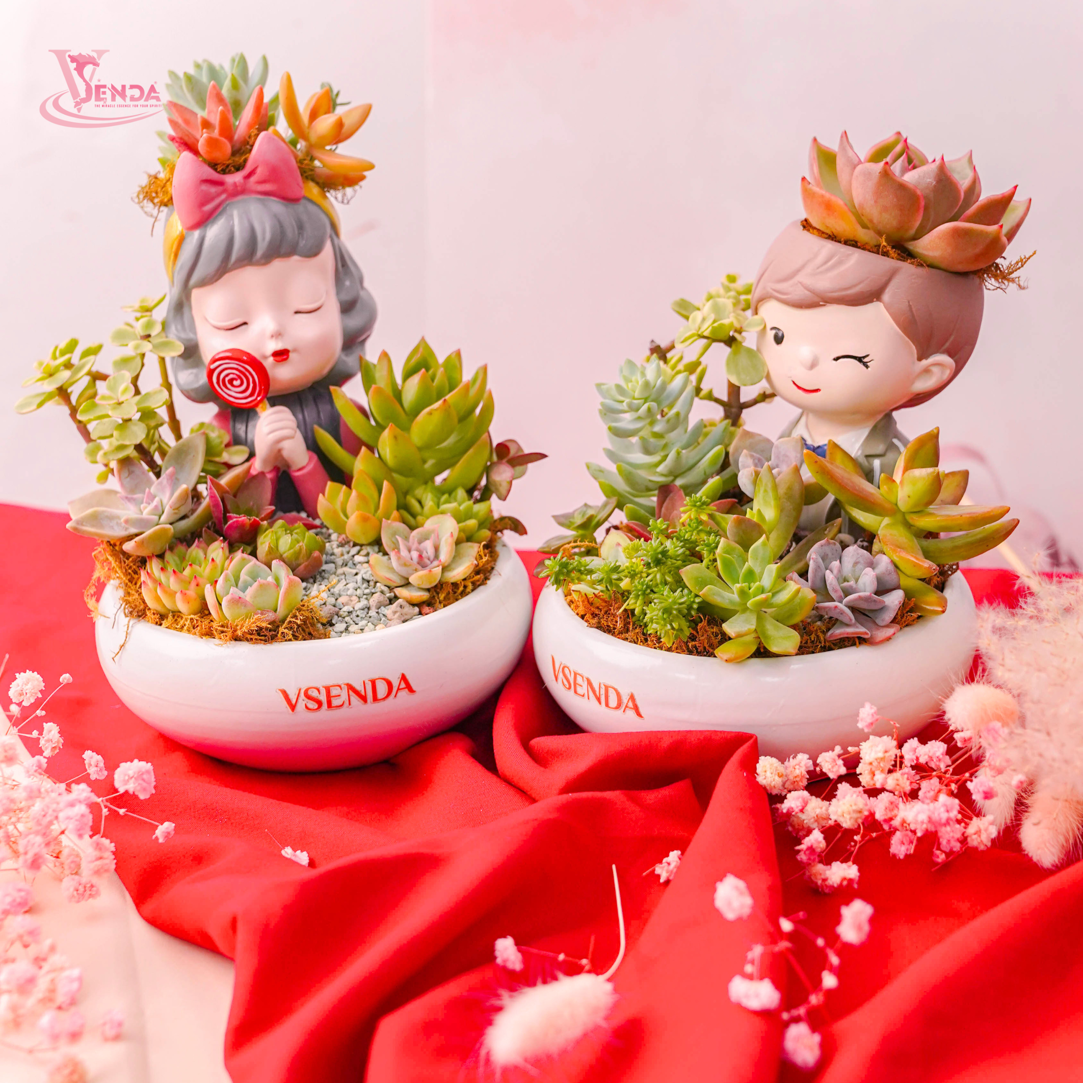 Sen Đá Cặp Đôi Valentine