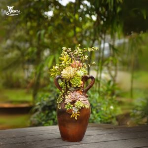 Bầu Trúc Sen Đá 2 Quai Nguyên Bảo BT1