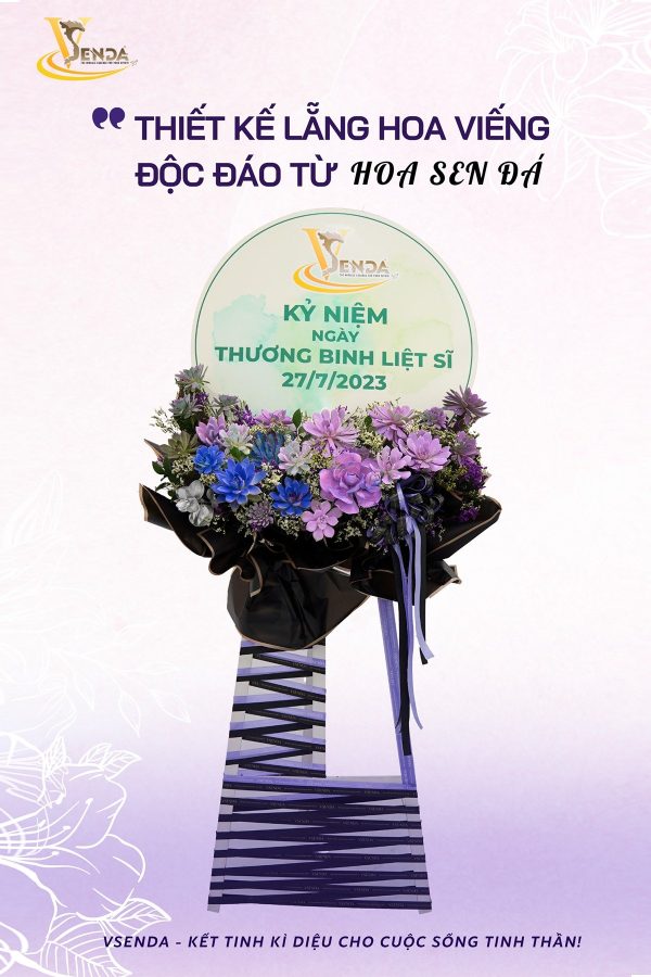 Lẵng Sen Đá Kính Viếng