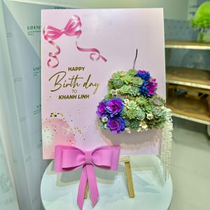 Kệ Hoa Sen Đá Chúc Mừng Để Bàn 2